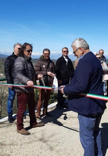 Inaugurazione nuova area di sosta a Cinzano (TO)