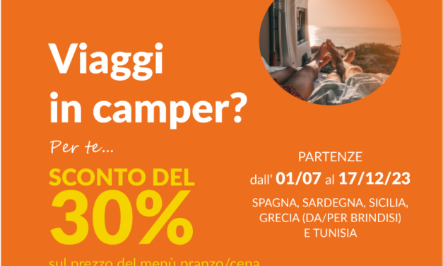 SOLO PER VOI “CAMPER & MEALS”