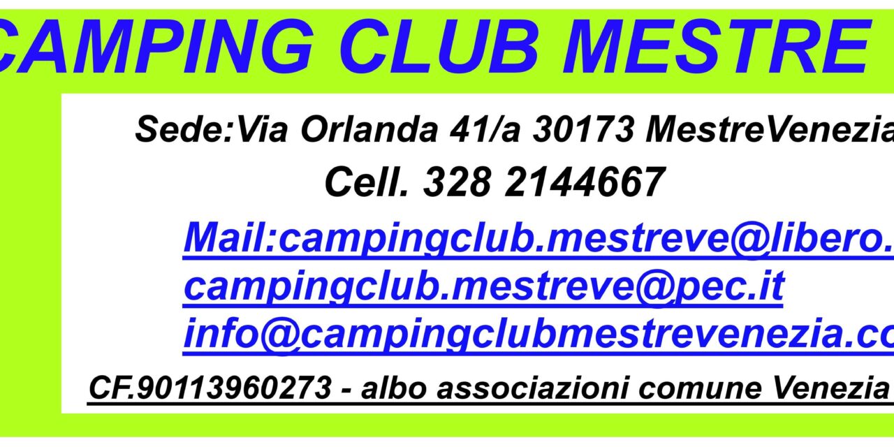 Raduno CAPODANNO 2024 – Camping Club MestreVenezia